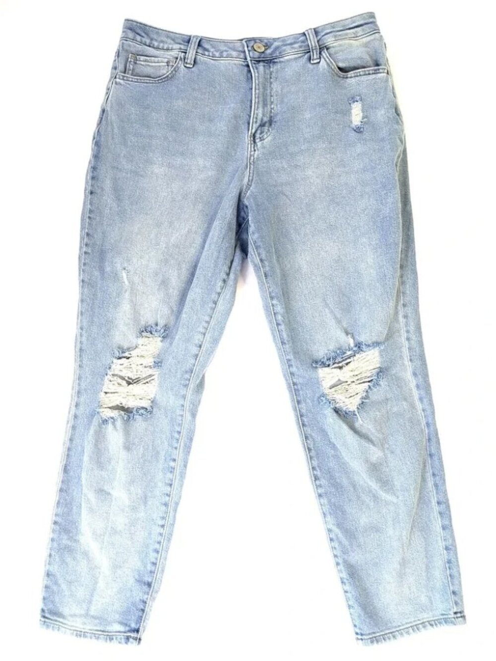 SO Goods for Life Distressed High Rise Mom Jeans 7/28